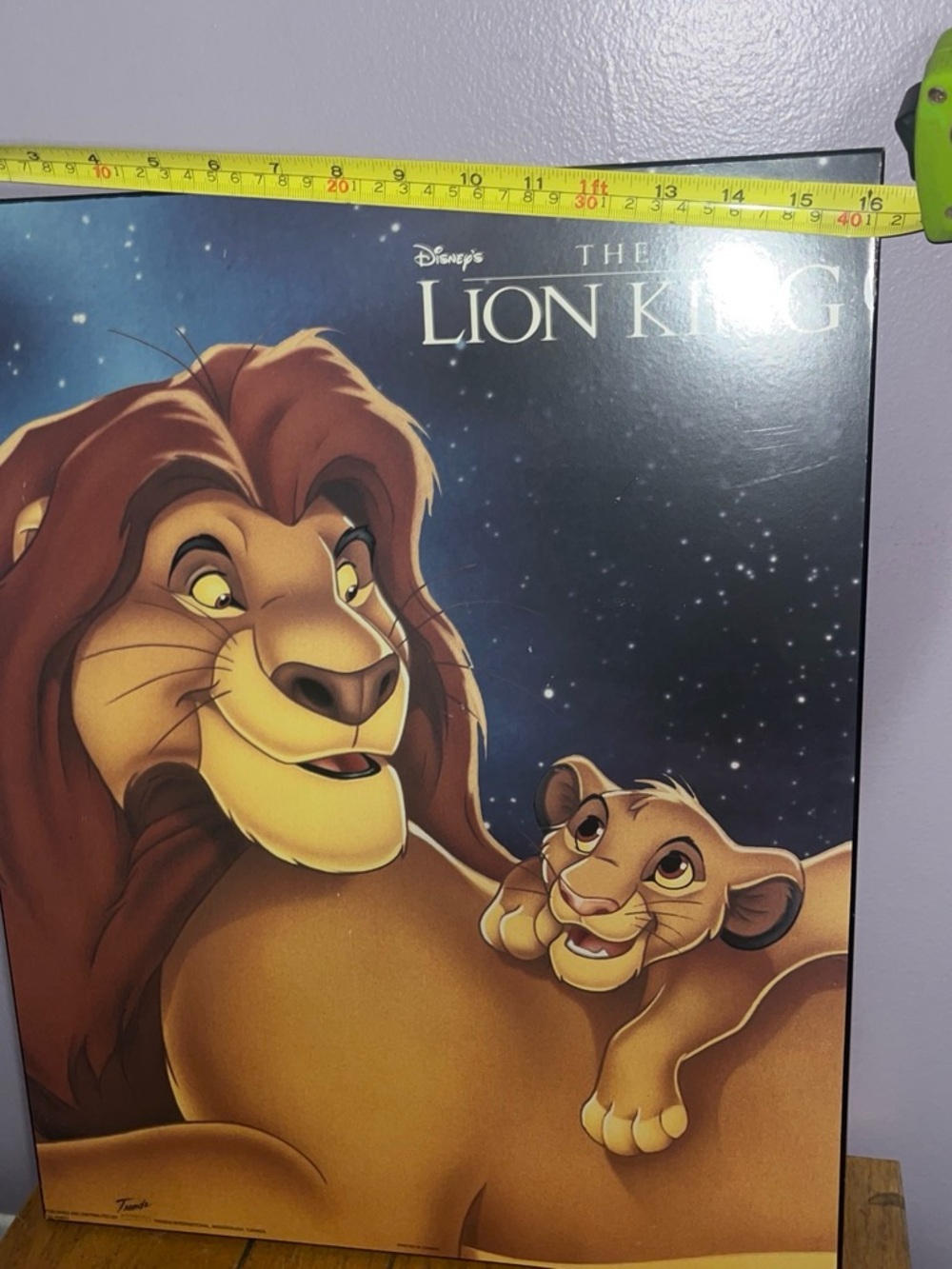 Disney The Lion King Wall Art in Brown and Gold Tones - Picture 4 of 5